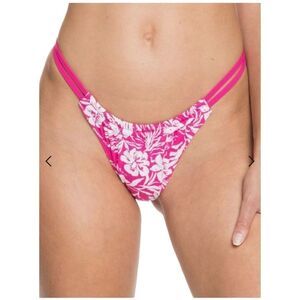 Roxy Blooming Ride Small Mini Bikini Bottoms (Size L/12)
